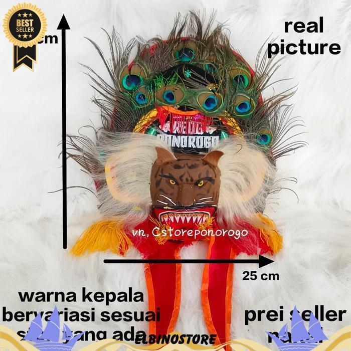 Reog Asli 30 Cm / Reog Anak / Reog Asli / Reog Ponorogo / Reog / Ponorogo / Barongan / Devil / Ganon