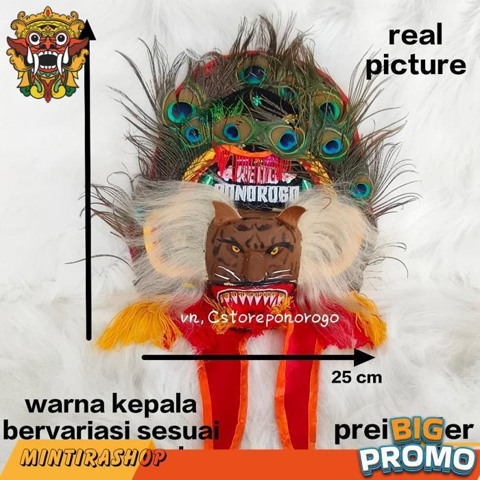Reog Asli 30 Cm / Reog Anak / Reog Asli / Reog Ponorogo / Reog / Ponorogo / Barongan / Devil / Ganon