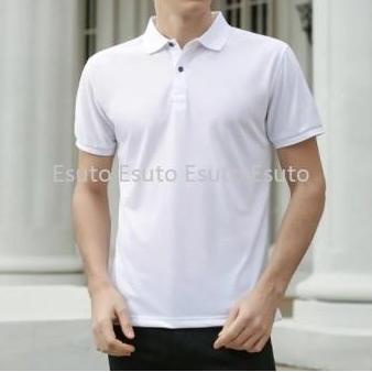 Vorgese- Kaos Polo Shirt Kerah Pria Polos Warna Kuning Merah Hitam Putih Biru Bahan Lakoste Pique Pr