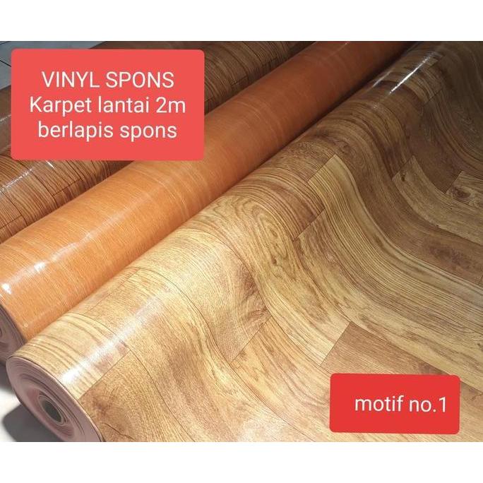 Flmy- Karpet Vinyl Spons Karpet Meteran Tebal 1.2Mm Dijual Per 50Cm