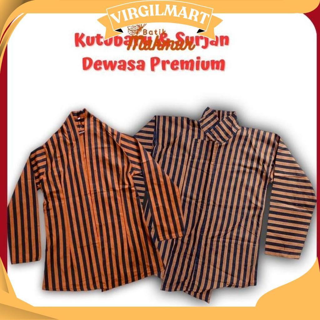 Surjan Kebaya Lurik Kutubaru Pria Wanita Bahan Premium Halus Alusan GBM Promo