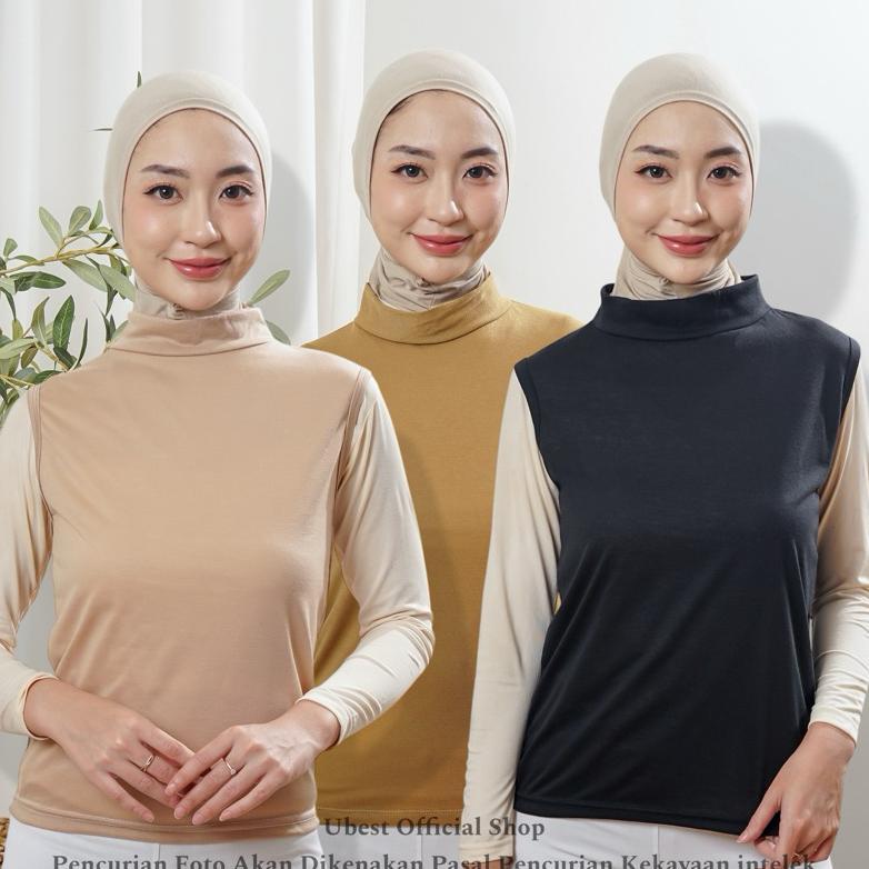 PREMIUM Manset Buntung Inner Kaos Wanita Tanpa Lengan Baju Dalaman Wanita Manset Tanpa Lengan