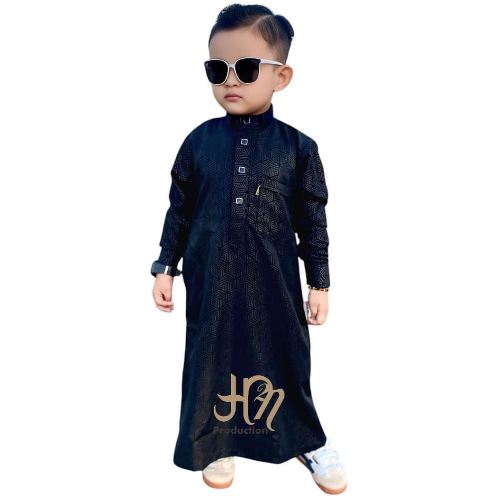 termurah jubah anak laki-laki batik embos model terbaru