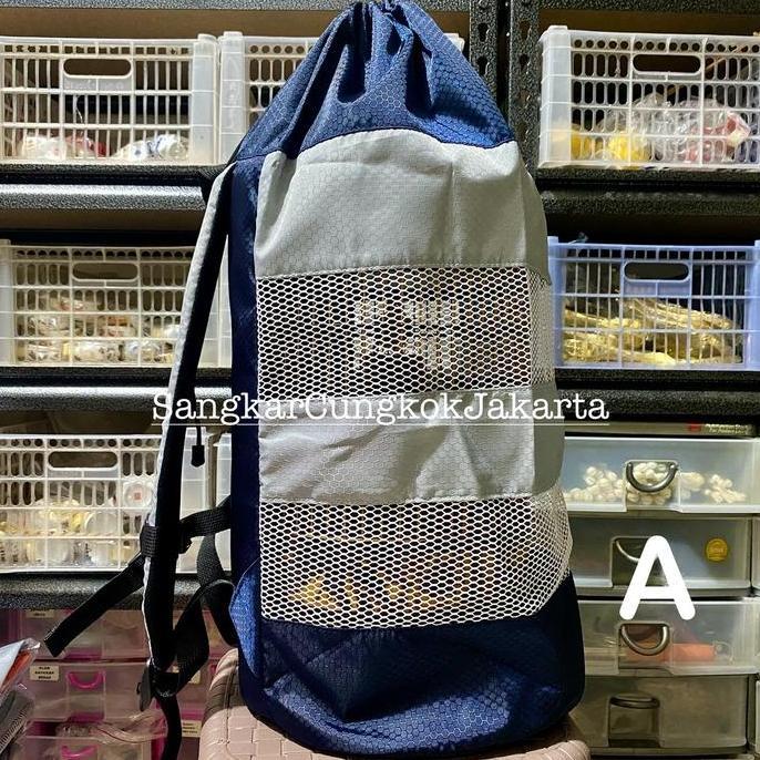 Tas Sangkar Cungkok D22 Longchim Pleci Auriventer Mata Puteh ISI 1