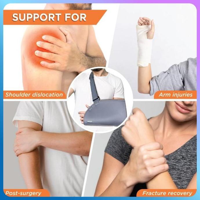 PROMO - VISSCO - ARM SLING POUCH with Adjustable Strap 0805 | Deker Bahu Penyangga Lengan Tangan Pat