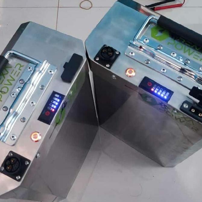Baterai Gesits Custom 55Ah Battery Motor Listrik Lithium 72V