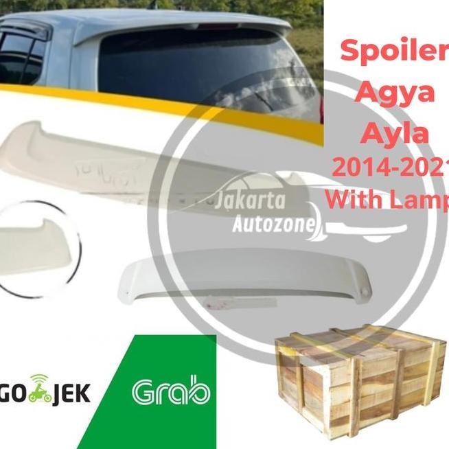 Rear Spoiler Sayap Ayla 2014 Belakang Body Set Perodua Axia Agya 2014-2021