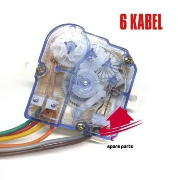timer mesin cuci denpoo 6 kabel 7 kabel