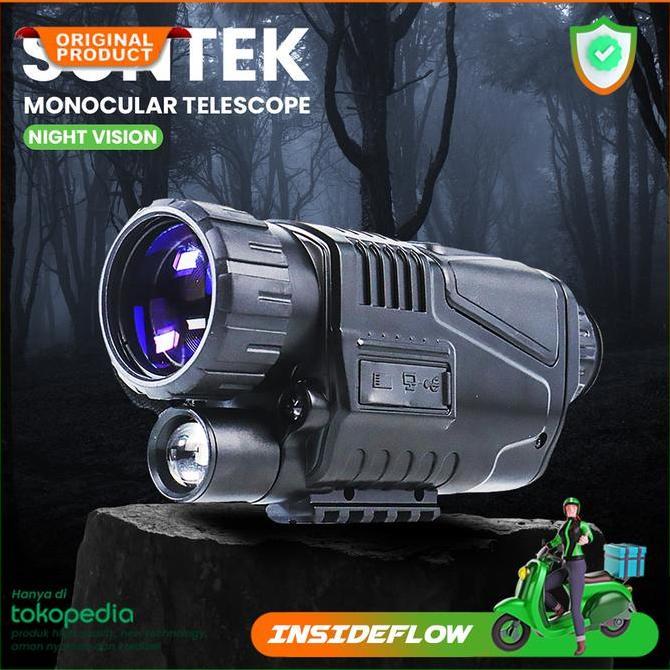 Produk Asli Teropong Monokular Jarak Jauh Night Vision Monocular Telescope Berburu