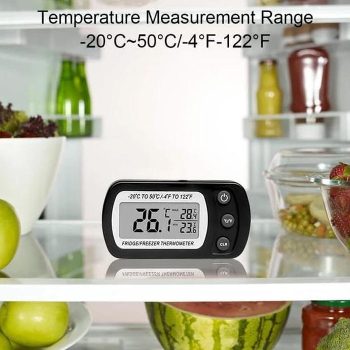Cucina- Termometer Digital Kulkas Pendingin Freezer-Fridge Thermometer/Freezer Termometer