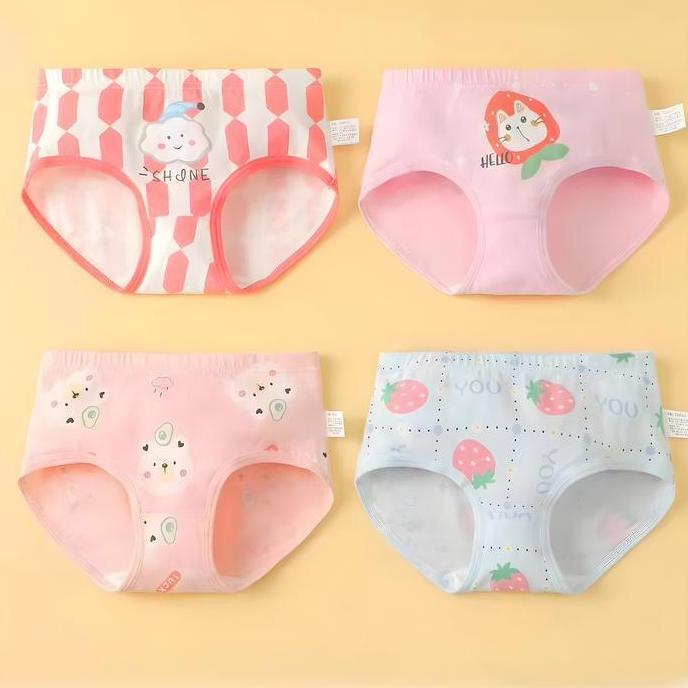 Clothes- Celana Dalam Anak Perempuan /Cd Anak Perempuan 1 Lusin /Celana Dalam Anak Cewek 2-13 Tahun 