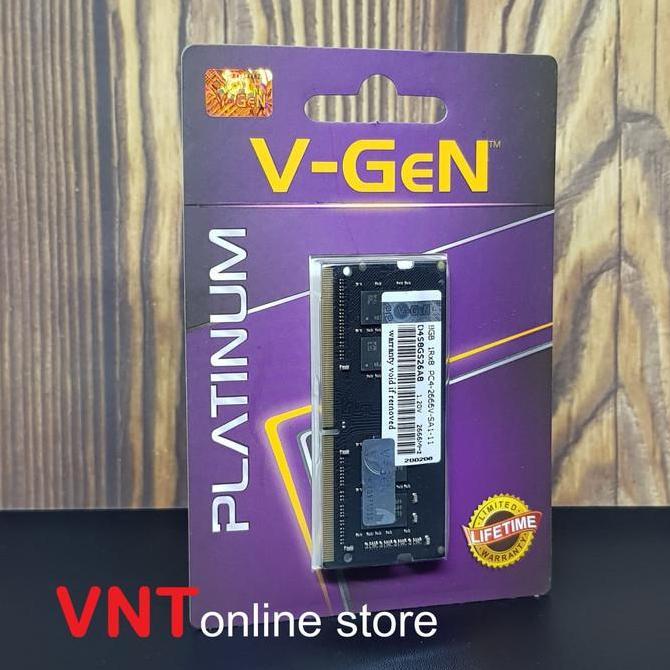 Component- Sodimm Ddr4 8Gb Pc 25600 / 3200Mhz Ram 8 Gb 3200 Mhz Platinum V-Gen