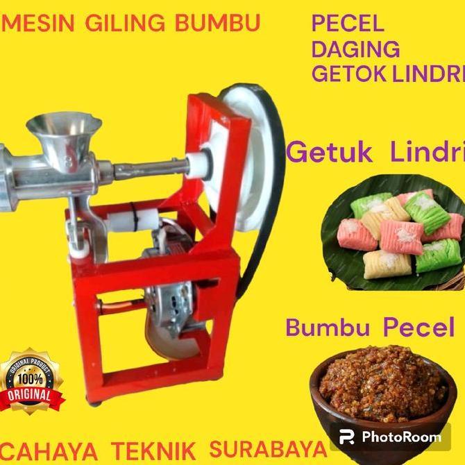 Mesin Gilingan Getuk Lindri Dan Bumbu Pecel Komplit Dinamo  Mesin Gilingan Daging/Bumbu Masak Dinamo