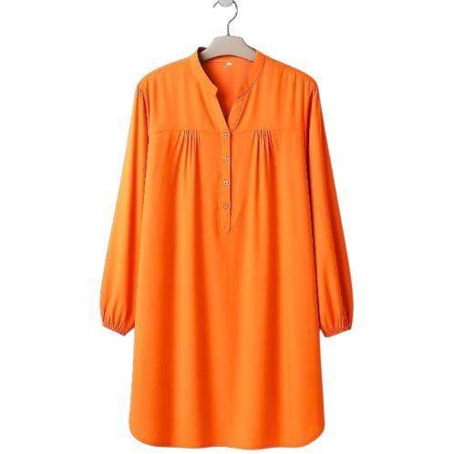 Uprelig- Tunik Wanita Lengan Panjang Katun Viscose Hijau Botol Size L-6L Nyaman Busui Friendly Tunik