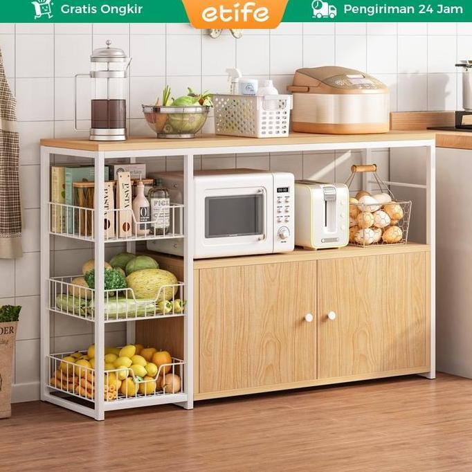 Rak Dapur / Meja Dapur / Meja Kompor 2 Tungku / Lemari Dapur / Rak Oven / Rak Microwave