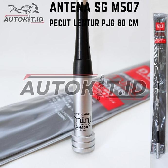 Lansung- Antena Dual Band Sg 507 Radio Rig Rakom Icom - Kenwood - Alinco - Antena Ht Dual Band Pasan
