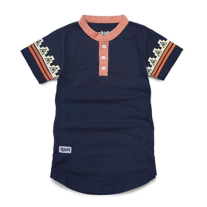 Otokonoko- Orkids Kurta Anak Laki Laki Kerah Shanghai Koko Anak Haya Baju Kaos