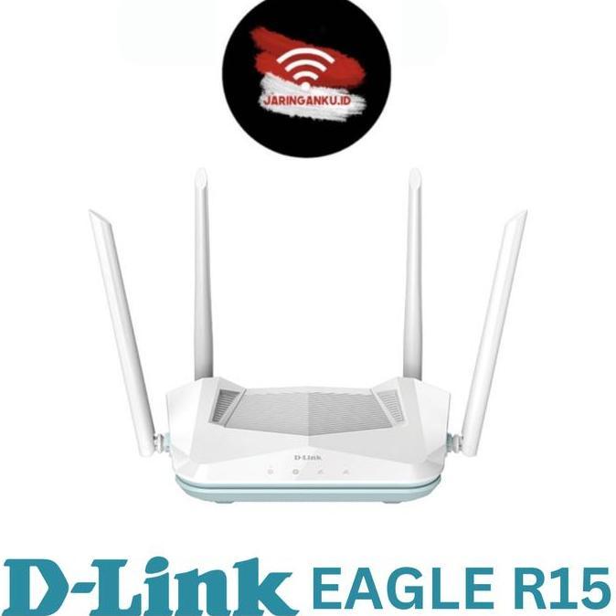 Ready D-Link R15 EAGLE PRO AI AX1500 WiFi 6 - DLink R15 Mesh