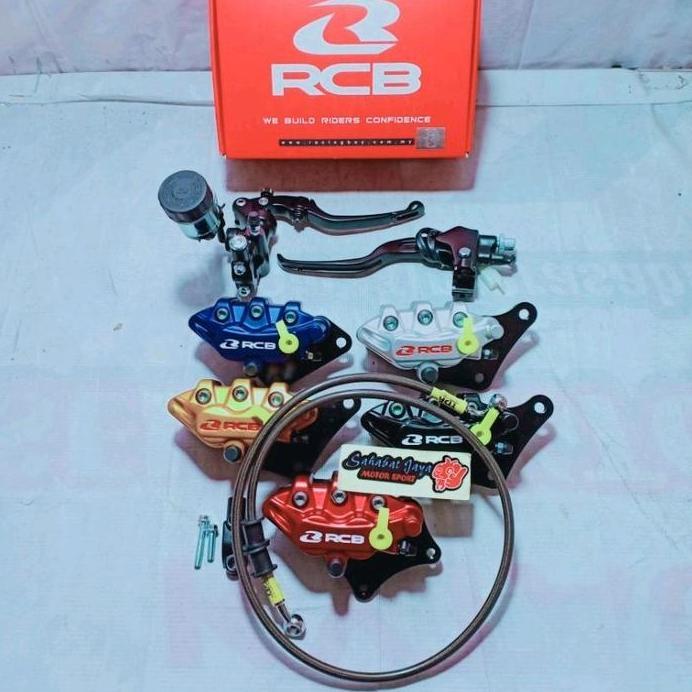Paket Rem RCB Master Rem Kanan RCB S1 Radial 14MM Handle Kiri RCB E-2 Kaliper Depan RCB S-Series Sel