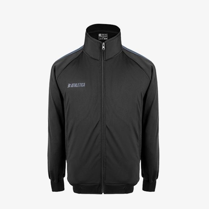 ORIGINAL Athletica - Levin Tracktop Black Grey | Jaket Pria Wanita Olahraga Tracktop Unisex