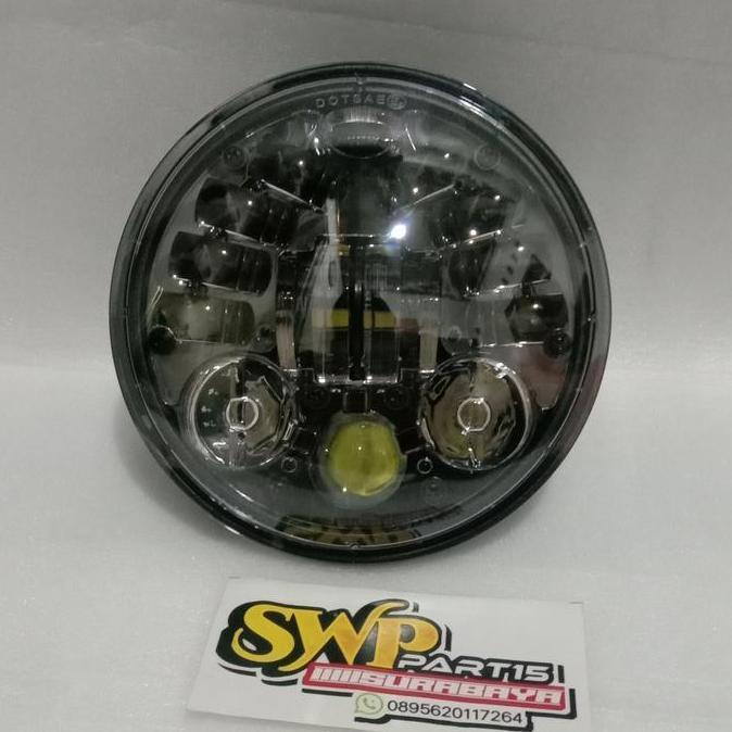 Promo lampu daymaker 5 7 inch set batok l2g/vanvan Diskon