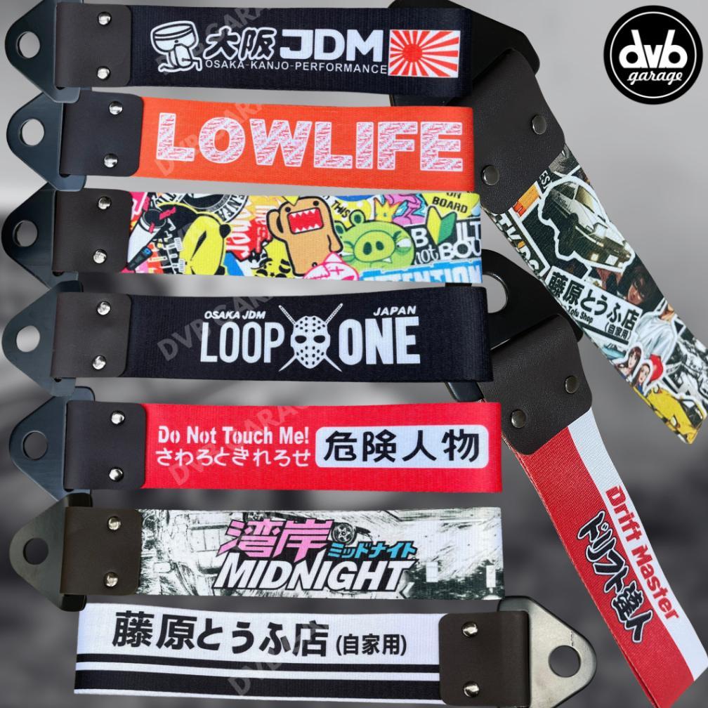 KAVELLEWORKS TOWING STRAP PREMIUM UNIVERSAL - TALI DEREK DEPAN TEBAL PREMIUM