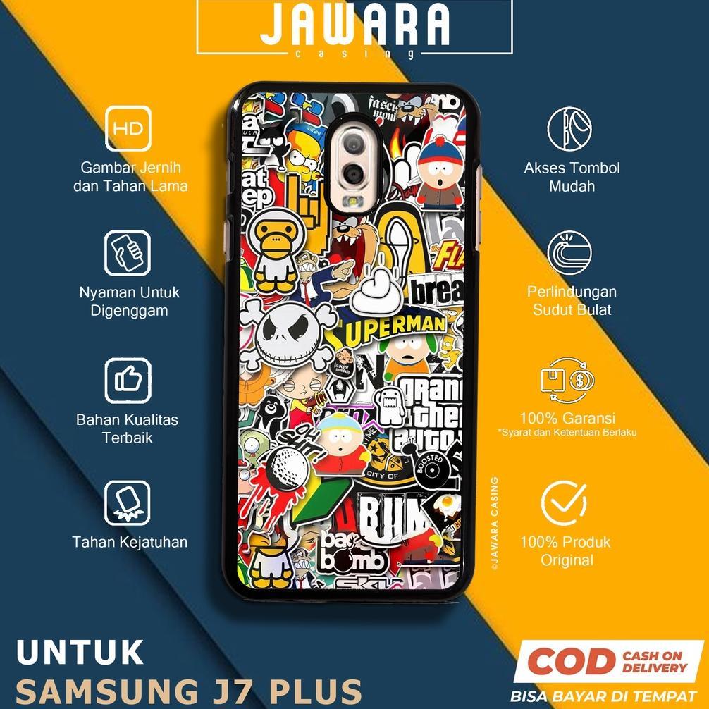 Case Samsung J7 Plus Casing Samsung J7 Plus Jawara Casing [Grfy] Case Glossy Case Aesthetic Custom C