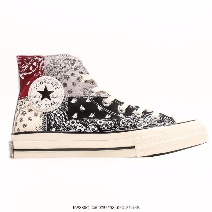 Offspring x Converse Chuck 70 High 'Paisley Patchwork' 169880C 100% Real Picture By Sneakers Kita