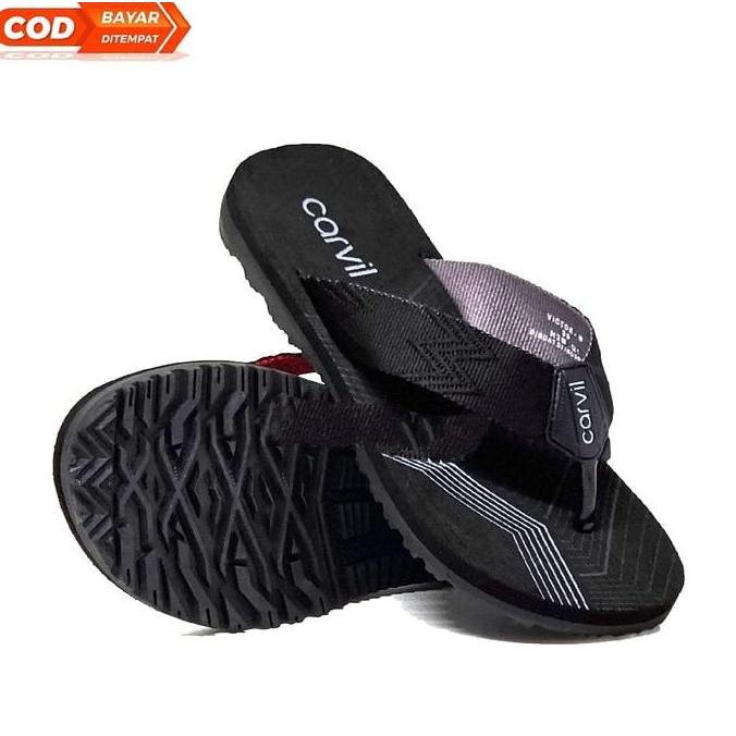Sandal Pria Carvil Original Anti Air - Sendal Carvil Pria Original