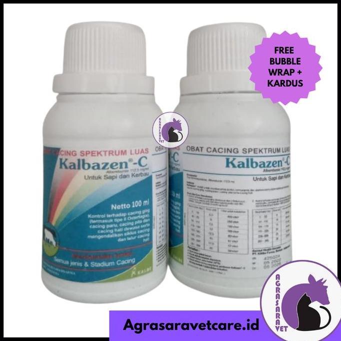 Kalbazen C 100 ml - Kalbazen Obat Cacing Ternak