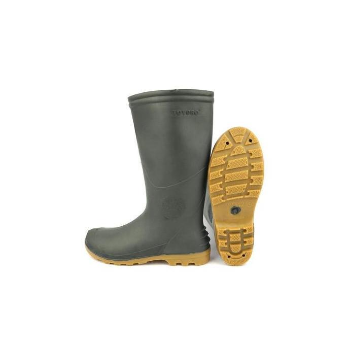 Sepatu Boot Tinggi TOYOBO ECO Hijau Berkebun Karet Lokal Ringan Lentur