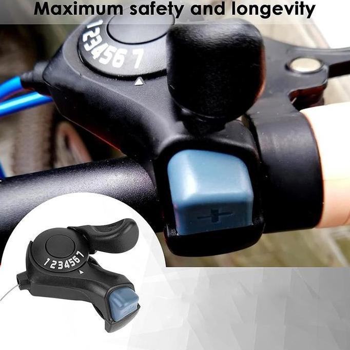 Operan Gigi Sepeda Gunung Right Gear Shifter 7 Gears Sepeda Mtb Bicycle Thumb Gea