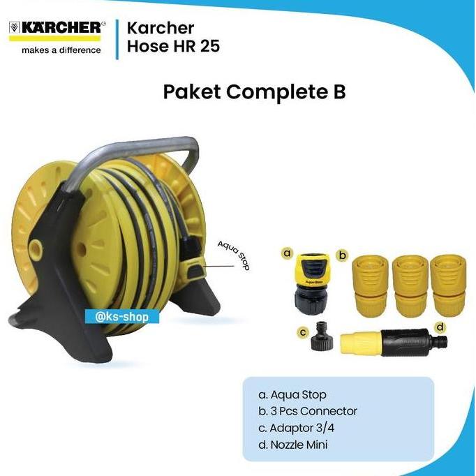 Karcher Selang Air HR 25 | Karcher | Selang Air Karcher HR 25 | Selang Air 15M HR 25 | Paket B