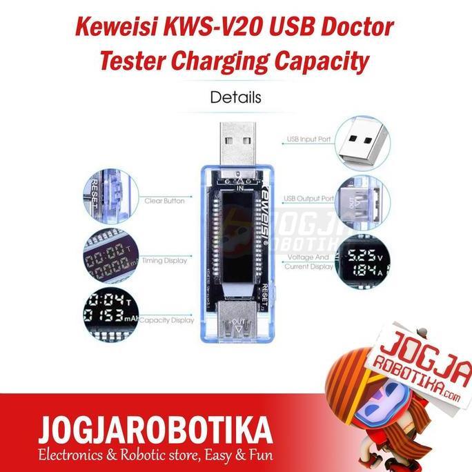NARBU KEWEISI KWS-V20 USB DOCTOR TESTER CHARGING CAPACITY