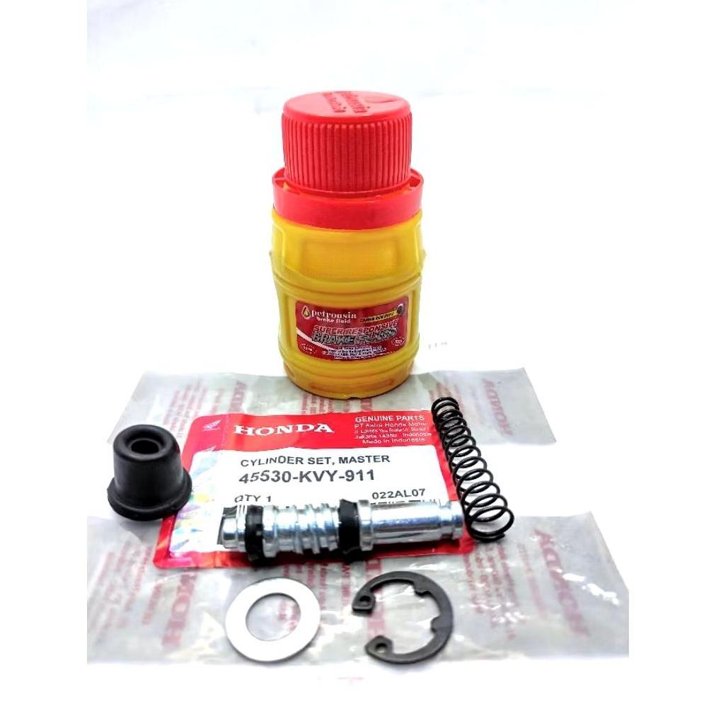 1SET SEAL SIL MASTER REM + MINYAK REM HONDA BEAT FI VARIO 125 SCOOPY SPACY BLADE REVO ABSOLUTE GENIO