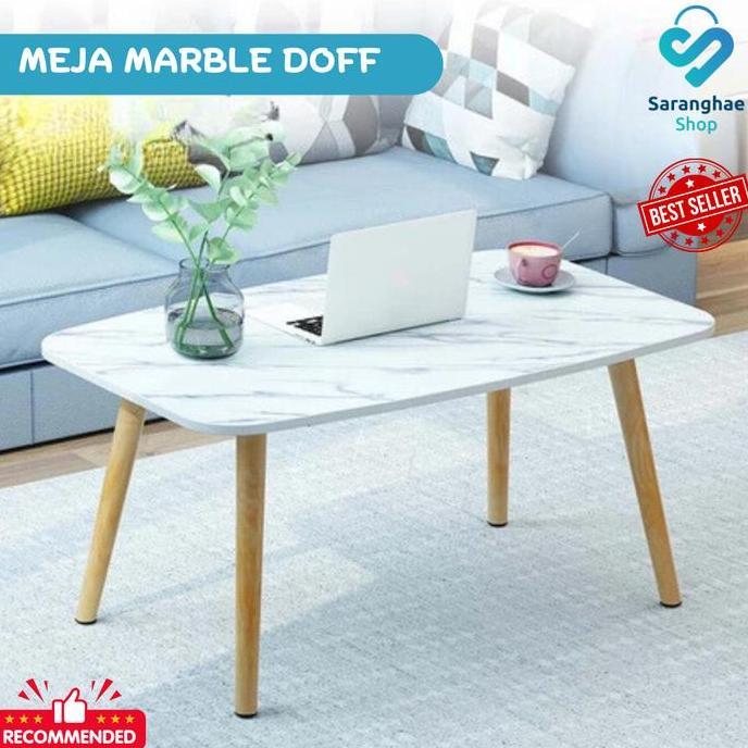 AMDUCOP [SH] COD Meja Ruang Tamu Minimalis | Coffee Table | Meja Estetik Nordic | Meja IKEA | Kaki K