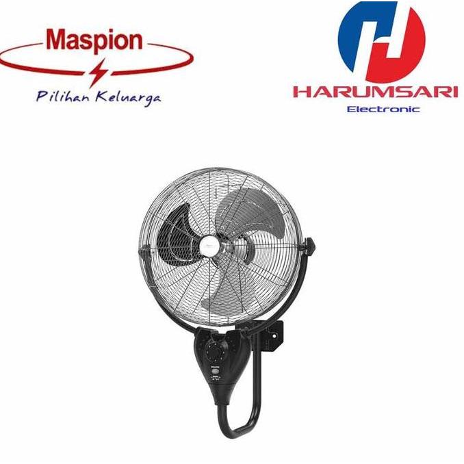 TERLARIS MASPION KIPAS ANGIN DINDING (TEMBOK)/WALL FAN BESI TORNADO 20 INCH PW-501W
