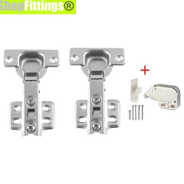 Engsel Sendok Lurus Pintu Lemari Push Open Include Minilatch Mini Keces 35mm X1Pair
