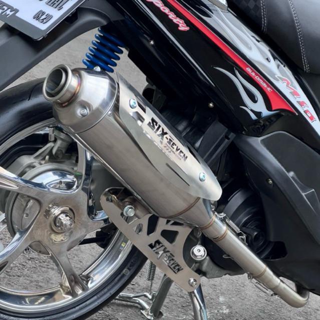 Knalpot Salemba Tipe Xr-02 Xtrime Mio Smile Sporty Soul Karbu By Six Seven