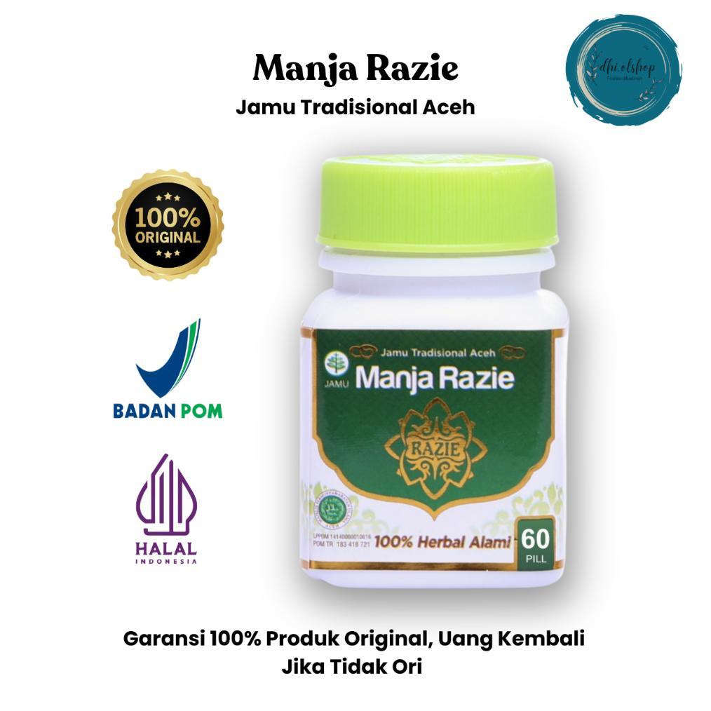 Terlaris Manja Razie Original Isi 50 + Bonus 10 Jadi Isi 60 Jamu Manjakani / Majakani Jamu Aceh Kese