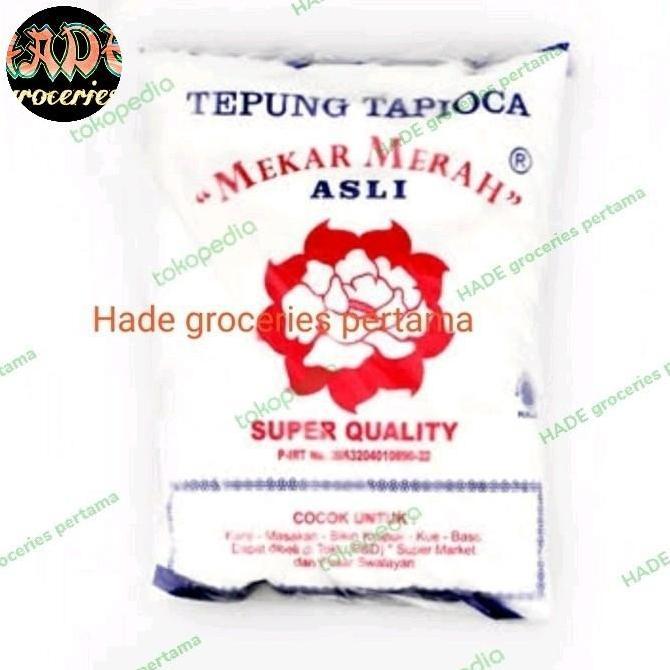 Ready TAPIOKA MEKAR MERAH 500GR X 20PCS =1BAL TEPUNG TAPIOKA ASLI