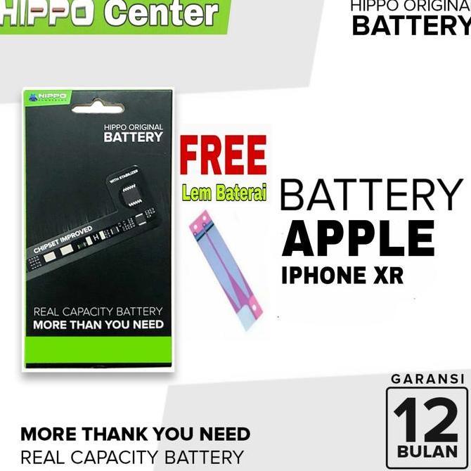 TERMURAH - Hippo Baterai Compatible with iPhone XR Battery IPhoneXR Batre Handphone