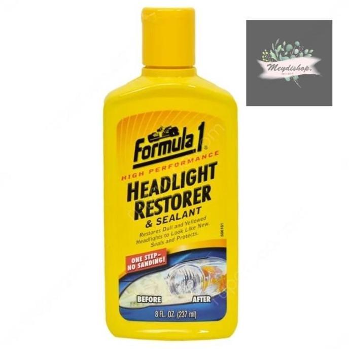Pembersih headlight mobil Formula 1 headlight restorer and seal 237 ml