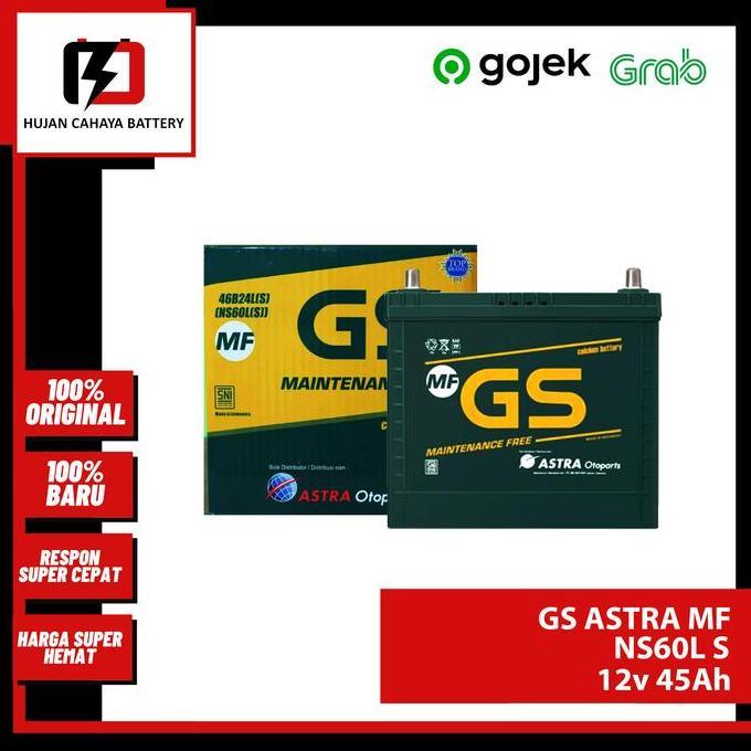 Aki Mobil GS-A MF NS60LS/NS-60-L(S)/NS 60LS -Aki TOYOTA YARIS SERIES