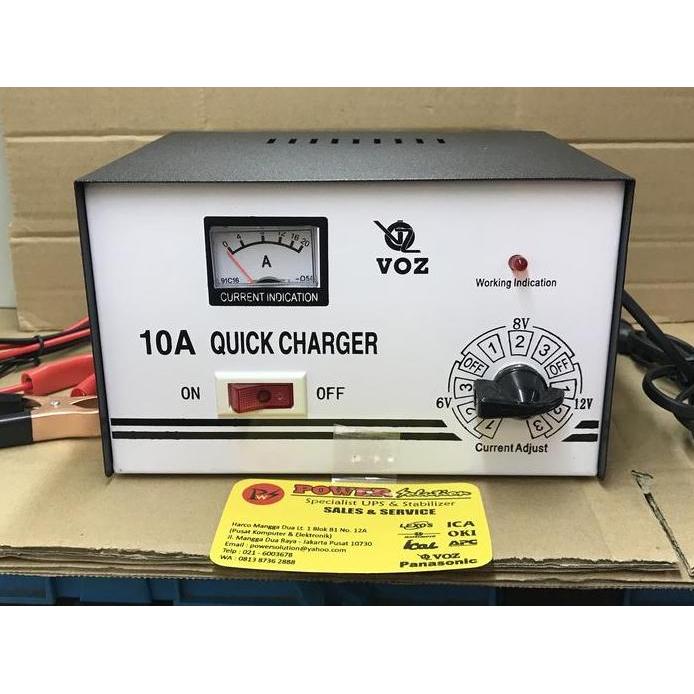 Charger Aki 10A Charger Mobil Motor Quick dan otomatis kualitas bagus