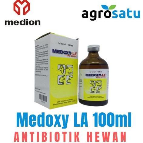 Medoxy LA 100ml Obat Antibiotik Sapi Kambing Domba Babi