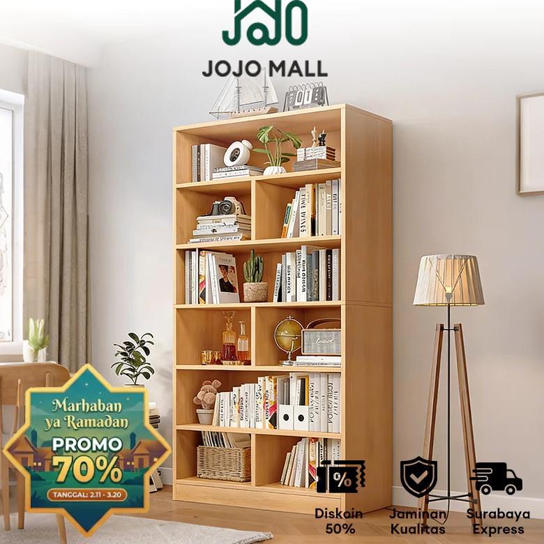 Murah [Surabaya Express]Rak Buku Rak Susun Serbaguna Rak Buku Minimalisaesthetic Lemari Buku Lemari 