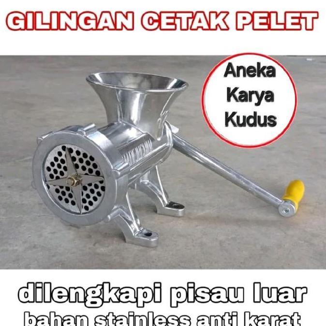 Gilingan Daging Cetak Pelet ikan No 12 Dengan Peso Ganda Luar Dalam Alat Penggiling Daging Multifung