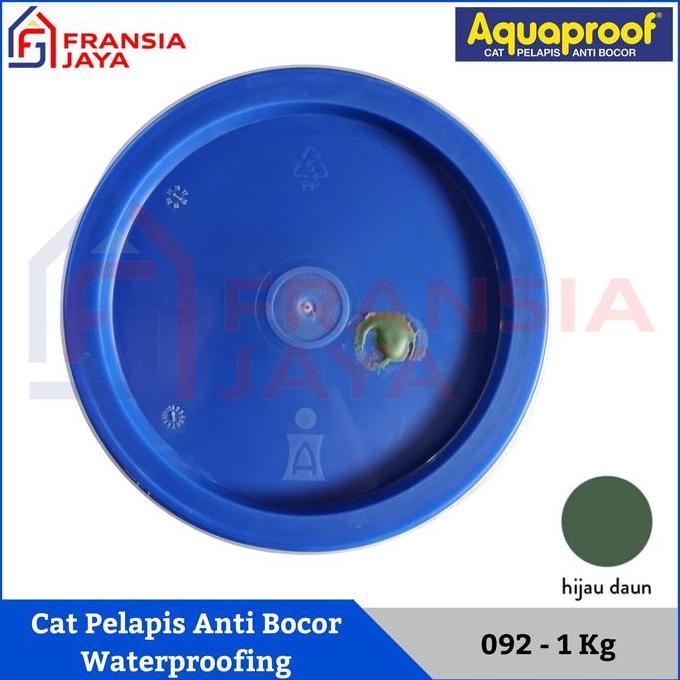 Aquaproof 1 kg 092 Hijau Daun Leaf Green Cat Pelapis Waterproofing No Drop