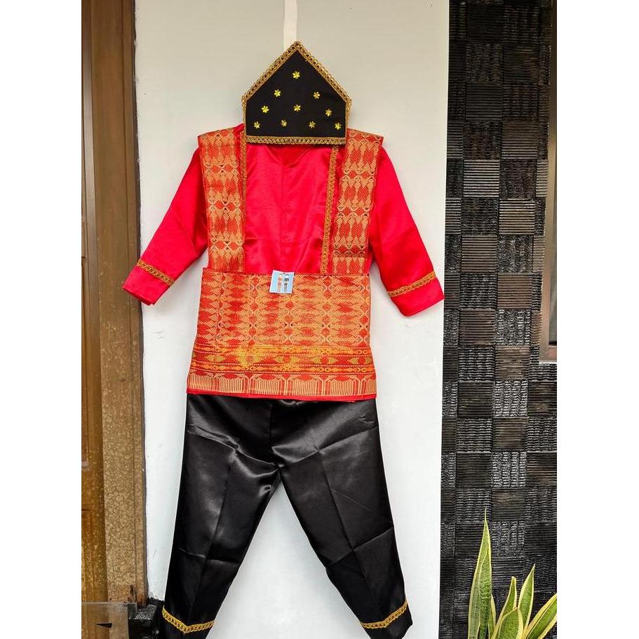 Busana Adat Aceh Pakaian Adat Aceh Baju Adat Aceh Anak Laki Pakaian Tari Saman Aceh